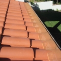 Fineleaf gutter protection painted to match roof colour